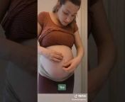 Pregnant belly Tiktok Australia