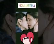 lesbians kissing.