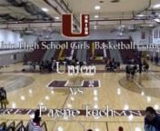 Watch as our Union high school girls play Newark Payne Tech. Due to technical difficulties the 4th quarter will not be shown. The final score was 23 Union and 66 Payne Tech.