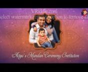 Customize this video at https://seemymarriage.com/product/natkhat_mundan-ceremony-invitation/nCreate more Mundan Ceremony invitations @ https://seemymarriage.com/mundan-ceremony-videos/nCreate Mundan Ceremony videos @ https://seemymarriage.com/video-invitations/?pa_events=Mundan-CeremonynAbout the Video nA simple Traditional Mundan ceremony invitation with heart warming family images and a fun yet touching invitation message. The base theme of the invite is a starry universe and starts by paying