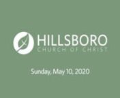 Thank you for joining worship this week. If you would like to learn more about the Hillsboro family, please visit hillsboro.org or contact the office at (615) 665-0014.