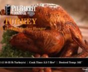 Once you taste PBC turkey, you&#39;ll never fry it or put it back in the oven again! To get recipes and learn more about the amazing Pit Barrel Cooker, go to https://pitbarrelcooker.com/pages/videos-recipes