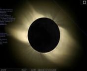 El eclipse Solar Total se dio para el lugar del observador con coordenadas de Latitud 07° 48&#39; 00