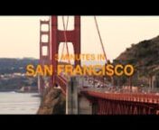 Filmed in September 2019nnMusic byn- The Animals- San Francisco nightsn- Foxygen - San FrancisconnDAY 1n- Sunrise at the Golden Gate Bridge n- View Vista point, Northn- Visit of Sausalito, a city in Marin County, California, across the Golden Gate Strait.n- Breakfast at the Bridgeway Cafe, n- Ferry back to San Francisco portn- Coit Tower via Filbert Streetn- Sea lions in Fisherman&#39;s Warf / Pier 39nnDAY 2n- Wander along Valencia Street, in Mission Districtn- Clarion Alley, Street artn- Lunch