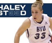 A video I edited to celebrate BYU Women&#39;s Basketball point guard Haley Steed being tied for #1 in NCAA Women&#39;s Div. 1 Basketball Assists Per Game.