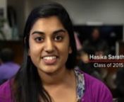 Hasika Sarathy says Fisher’s Industry Clusters program goes beyond the usual learning.