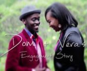 Dom and Vera are a cute cross-cultural met abroad couple. There story brings together Kenya and Nigeria two very diverse cultures with there