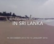 Our 30 days to Sri Lanka, with Ioannis and Emelie, in 9 minutes.nHope that you will enjoy this movie from our journey!nnYou can read and see more about this trip in our blog &#62; http://www.srilanka.blogg.se &#60;nThanks to all of you! xx Emelie and IoannisnnKeywords;nsri lanka, 2013, december, 2014, january, swedish, colombo, negombo, beach, kandy, blog, pinnawella, hatton, dalhousie, adams peak, sri pada, peak, ella, tea lady, busstation, arugam bay, samanthas folly, kumana national park, safari, mon
