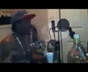 In studio clip of track from upcoming joint mixtape from MoneyWoods and CKF