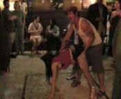 A woman at Midsummer Soiree gets spanked