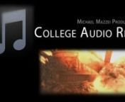 Michael Mazzei ProductionsnnThis video shows two projects that I did back in college. They are specifically audio related projects. The first is an audio replacement project where I was handed a scene from the movie
