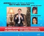 Lecture on aging by Dr. Javed Farooqui (Skin Xperts Clinic), well known dermatologist in Karachi. Now you can reserve online appointments with Pakistan&#39;s best dermatologist by visiting their website http://www.skinxperts.net