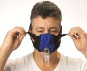 This video will provide some tips that can be used to achieve successful placement of the SleepWeaver Anew Full Face CPAP Mask. nn•tAnew Full Face Masks come in 3 sizes: Small, Regular and Large…nn•tTo properly size the Anew Full Face Mask, use the universal fitting guide to measure the width of the nose as well as the vertical distance from the bridge of the nose to the middle of the chin as shown.nn•tShould these measurements differ, for example, a nasal measurement suggesting a smalle