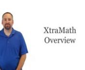 A quick overview of the web-based XtraMath math fact practice program.