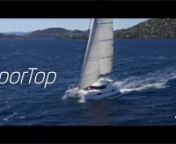 The SporTop version of the Lagoon 52 has been developed to sailors who wish to enjoy the comfort of a large catamaran in a more conventional version with a bulkhead mounted steering station