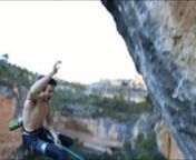 Ethan Pringle and La Reina Mora (5.14d) from 9a