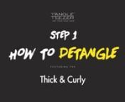 How to Detangle - Featuring the Thick and Curly Hairbrush by Tangle Teezer from hairbrush