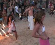 Maui Fire Dancing on nude beach