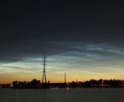 Beautiful display of noctilucent clouds over Helsinki, Finland. 1 August 2016 at 02:10-02:40 local DST. 150 frames. Canon 5DsR timelapse straight out of the camera without any changes or adjustments.