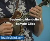 Trailer for my Beginning Mandolin 1 video lesson. Complete lesson, with practice tracks and a PDF of the tab and notation are available at http://www.bradleylaird.com/playthemandolin/videos-beginning-1.html