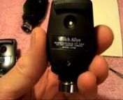 Welch Allyn Ophthalmoscopes, Cleaning the Optics, 2015nnWelch Allyn Ophthalmoscopes.After years of use, the optics of the ophthalmoscope can start to fog up.What can you do?The easiest thing is to replace the ophthalmoscope head. nContact the Welch Allyn company to find out if you can get a credit for your old ophthalmoscope.Plan on a cost of &#36;250 for the replacement, but less overall cost if you can get a credit, when returning your used scope to Welch Allyn.nnOnce you have a spare opht