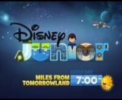 This promo was created in order to introduce Miles From Tomorrowland to Disney Junior&#39;s pre-school audience.