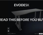 On 9/10/18 we purchased EvoDesk Pro 30x84