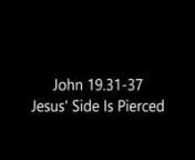 Indian Sign Language (ISL) Deaf Bible (KJV) John 19:31-37 Jesus&#39; Side Is Pierced
