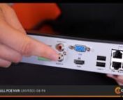 UNV 4ch 4K PoE NVR Unboxing from 4 nvr
