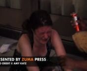Woman cries after being tear gassed by law enforcement in Portland, Oregon.nnVideo Credit © Amy Katz via ZUMA PressnnWant to License? Stills or Footage: eMail: Licensing@ZUMAPRESS.com