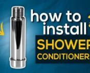 Hi and Welcome to our video on How to Install an Ecosoft Shower Conditioner, please click the link below to check out our website:nnhttps://www.mywaterfilter.com.au/ecosoft-hard-water-shower-conditioner.htmlnnIf you have any questions or if we can help you with anything, please contact us on 1800 769 300 or jump over onto our live chat on MyWaterFilter.com.aunn- G&#39;day folks, Rod from My Water Filter here today. And what we&#39;re gonna do is just have a look at installing the Ecosoft Hard Water Show