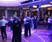 We always have a ton of fun dancing at sea. Our guests enjoy dancing all the ballroom and Latin dances plus West Coast Swing, Argentine Tango, Night-Club 2-step, Salsa and more! Our voyages always provide a 3:1 guest to host ratio (male and female), 2-4 hours of social dance every night, a free private lesson on most voyages plus group lessons on days at sea.