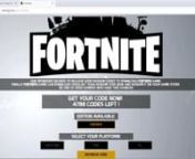 Learn to download fortnite redeem code on xbox one,playstation 4 and Microsoft windows by following a tutorial given in the soblogz team blog. Hence refer to that blog to get your code itself. On visiting the blog, you can see button named as generator. Tap on the button to open the generator. Next you will know what to do. So refer to the blog by following beneath to link to get fortnite redeem code.nnBlog : http://bit.ly/2eDFSVgnnIf you struggle to download fortnite then get help from our supp
