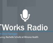 Building community one patient at a timennIn this podcast, you’ll learn more about innovative approaches to rural patient care from Rachelle Schultz, the president and CEO of Winona Health in Winona, Minnesota. nnIn her interview with Dick Flanigan, senior vice president, Cerner ITWorks, Schultz explains how her organization is part of the fabric of this “stunningly beautiful” blue-collar community in southeastern Minnesota. nn“It’s kind of a covenant relationship. We take care of them