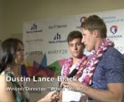 Dustin Lance Black and Tom Daley at the 2017 Honolulu Rainbow Film Festival from dustin lance black