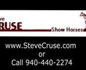 Steve Cruse Show Horses from cruse