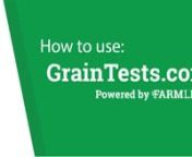 GrainTests.com is the first online service that allows grain farmers to conveniently test their grain. Farmers can obtain third-party validation from the best testing labs across North America including BioVision, Cotecna, Intertek, NDGI, NQI, SGS and 20/20 Seed Labs.