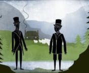 I worked with One Were Farmers to create a series of 3 x 3 minute animations for BBC Bitesize – Scottish Texts – ‘The Cheviot The Stag and The Black Black Oil’.nnOnce I’d recieved the scripts from the Once Were Farmers team, I decided to create the animations in a kind of victorian theatre/ puppet show style as that emphasised how the play was originally performed on stage. The original stage performance was also done by just a few actors, swapping out clothes and changing their voices