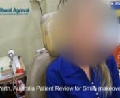 Ms Gea from Australia travels to Ahmedabad, India to have instant dental Cosmetic filling for smile Makeover completed in only one hour. Initially she wanted sedation dentistry and was also feeling nervous with dental anxiety, Afraid of dentist- Dentist phobia. nAustralian provides her feedback on her dental experience as pain-free and supportive.