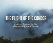See the film website: nhttp://flightofthecondorfilm.com/nnThe Flight of the Condor traces the global circulation of the melody “El Condor Pasa”: from the Andes mountains to global metropoles; from Lima to Paris to New York, and back; from panpipes to piano and from symphony orchestras to the disco; from indigenous to popular music; and from world music back to national heritage. Some of the protagonists are: Paul Simon, Art Garfunkel, Daniel Alomía Robles, Alan Lomax, Los Incas, the Cerro d