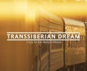 Click here for the German version: https://vimeo.com/286490810nnThe Trans-Siberian Railway, another dream come true! The world&#39;s longest railway line starts from Moscow and runs 9,288 kilometers through seven time zones to Vladivostok. In May 2017 I was able to document this unique 16-day trip aboard the legendary Zarengold train together with my colleague Christopher Schmid. We traveled the route in the opposite direction and deviated a little from the original route (Trans-Mongolian Railway).