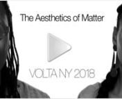 The Aesthetics of Matter&#124;VOLTA NY 2018 Curated SectionnnCurated by Mickalene Thomas and Racquel ChevremontnnMickalene Thomas and Racquel Chevremont will assemble The Aesthetics of Matter across a 2,600-square-foot space in the heart of PIER 90, an array of freestanding museum-style walls that afford and en- courage dialogue between artists, as well as a specifc focus in contrast to the traditional booth architecture and solo projects surrounding it. “This exhibition will include paintings,