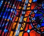I am primarily a black and white architectural still photographer, but while documenting post-earthquake repairs at Washington National Cathedral I was impressed by the drama of the vibrant colors the windows