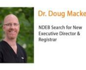 NDEB Search for New Executive Director and Registrar from ndeb