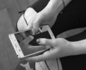 Myriam Thyes, 2016, HD video, 5:55, b/w, stereo (sound volume: low). Director, concept, camera, editing, effects, sound: Myriam Thyes. 2nd camera and 2nd sound recording: Monika Pirch.nnAll kinds of people are using their smartphones. The displays don&#39;t show any apps - only the sensual movements of the hands count. Each pair of hands plays both roles from Michelangelo&#39;s &#39;Creation of Adam&#39; at the Sistine Chapel: God the father and Adam, whose fingers touch each other. Smartphones are the new sain
