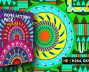 Add a great organic and handmade feel to your videos with these 22 patterns with a paper like texture! Colorful and inspiring, use these paper pattern video loops for your advantage!