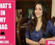 What&#39;s in my Bag? Now, who isn&#39;t curious to know what&#39;s in every gorgeous actress&#39; bag? Let&#39;s find out what is inside Raima Sen&#39;s bag! nnA peek into a woman&#39;s bag is good enough to spill all her beauty secrets. Hence, we caught up with the gorgeous Raima Sen and got her to spill all that she carries in her bag for our special series titled what&#39;s in my bag. nWatch on for the interesting story of how Raima got this bag, her biggest beauty secrets, most coveted items she always carries and more! n
