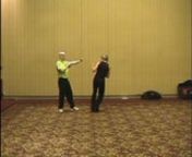 Tony Wolf teaching and demonstrating Bartitsu at a large Western Martial Arts seminar.