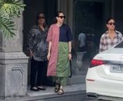 Kareena Kapoor,Karishma Kapoor and Rima Jain snapped At Dad House from karishma and kareena kapoor