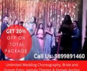 Best Wedding Choreographer in Delhi, Gurgaon and Noida nnFor Unique Wedding Celebration – Hire Best Wedding Dance Choreographers in Delhi, Gurgaon and NoidanMarriage is the only way to make a romantic relationship official. It lets them live, work, and spend the night together, sharing happiness and sadness. So, they think marriage is essential. When people want to have big wedding receptions at home, they want to hire the best musicians and artists. They also want to learn how to dance to sur